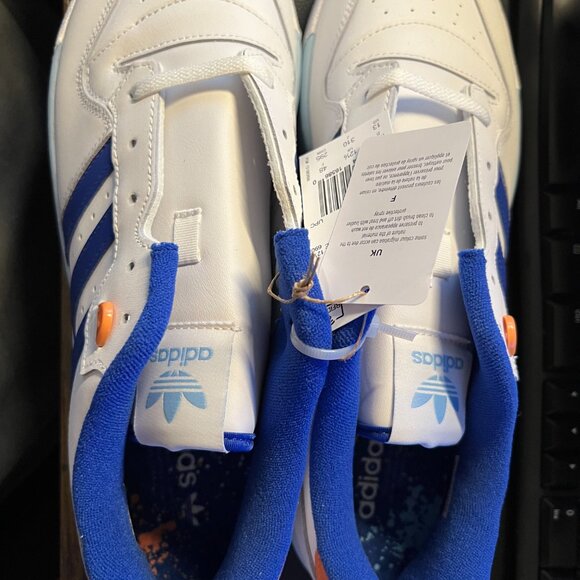 Adidas Rivalry Cloud White/Semi Lucid Blue/Clear Sky NWT M 12.5 - Picture 2 of 6